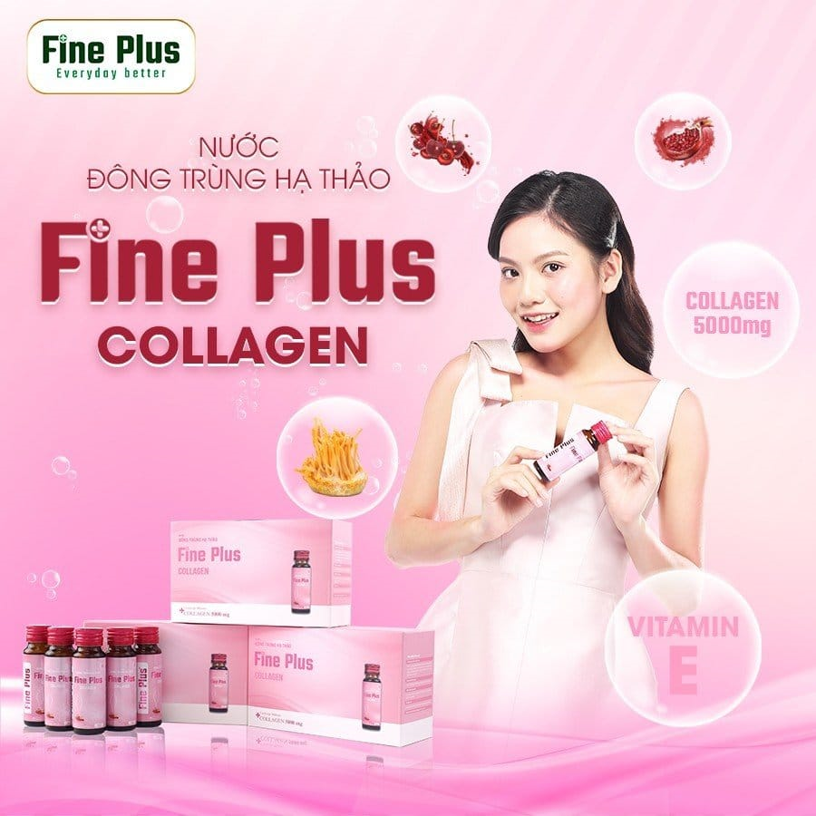 alt="Nước uống Đông Trùng Hạ Thảo Fine Plus Collagen"
