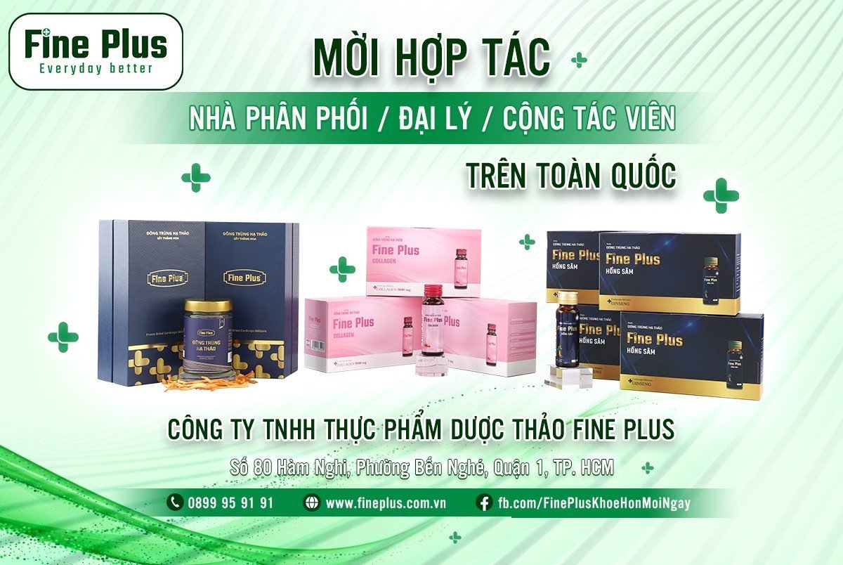 Fine Plus tuyển dụng đối tác kinh doanh hợp tác làm nhà phân phối và đại lý bán hàng